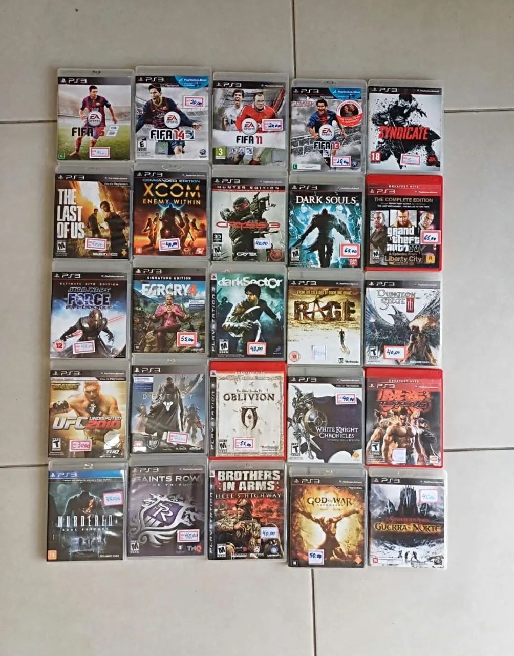 JOGOS  PS3  ORIGINAIS 