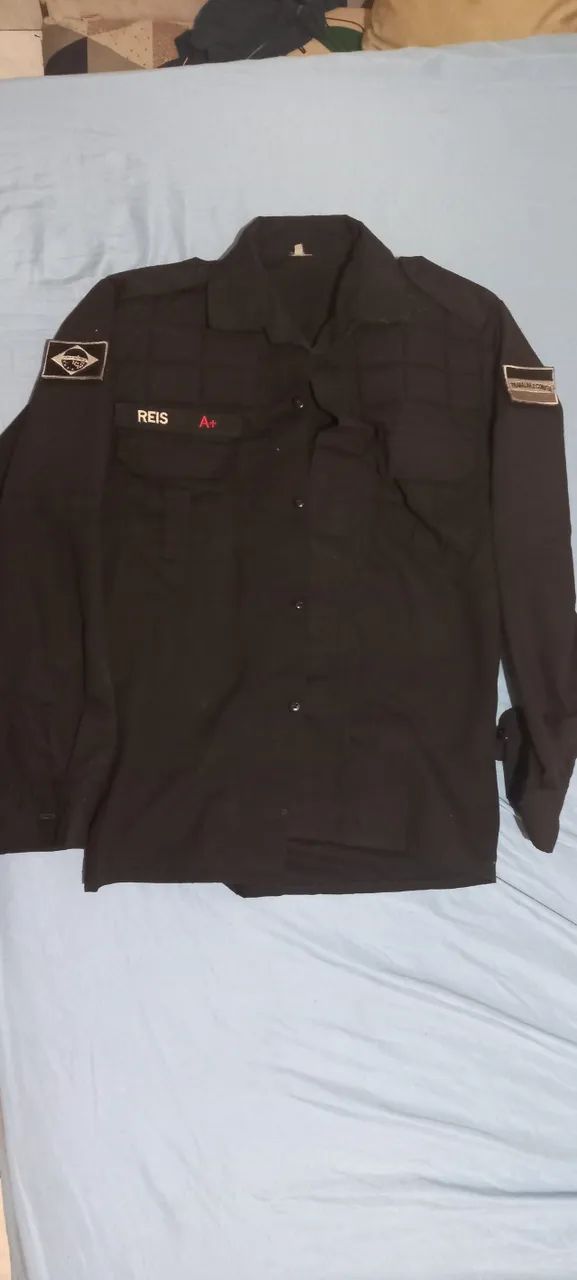 Jaqueta gandola preta tamanho M65606299218945121