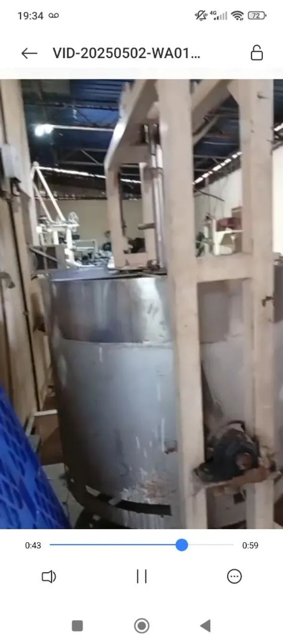 Tacho inox cozinhador 800 Litros a gás  - Foto 3