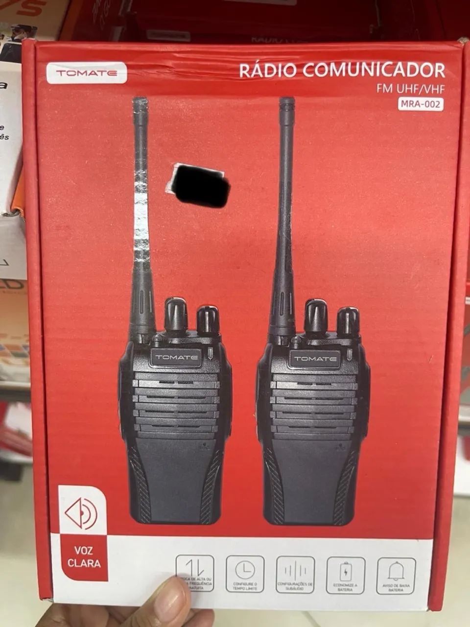 Rádio Comunicador Walkie Talkie Tomate - Par - Foto 4