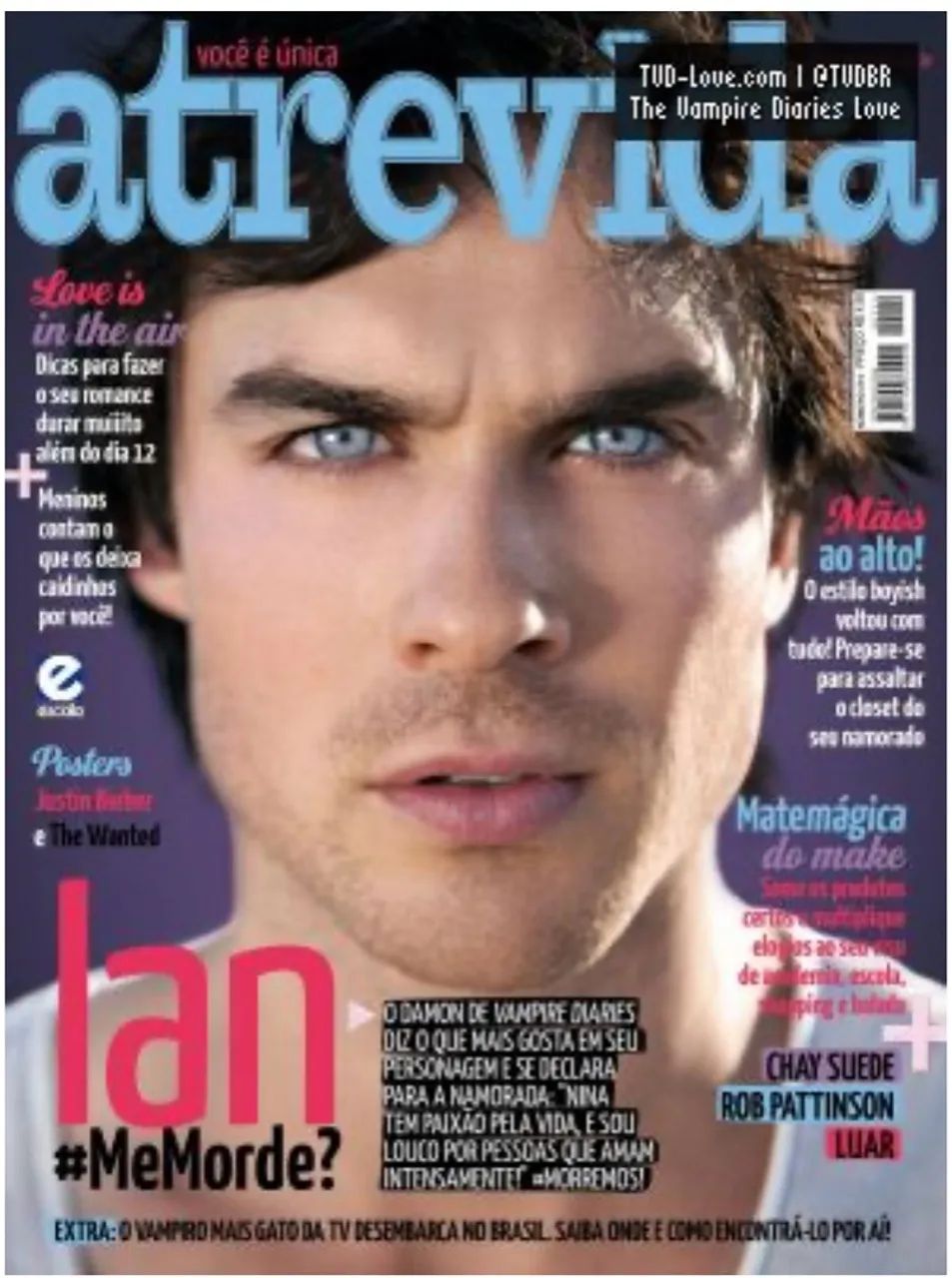 Revista Atrevida 214- Capa Ian Somerhalder de The Vampire Diaries