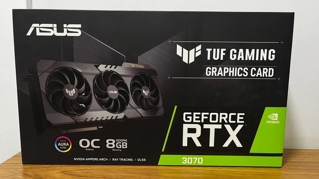 Placa de Vídeo ASUS TUF Gaming GeForce RTX 3070 OC
