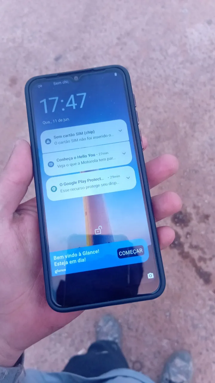 Moto e13 semi novo