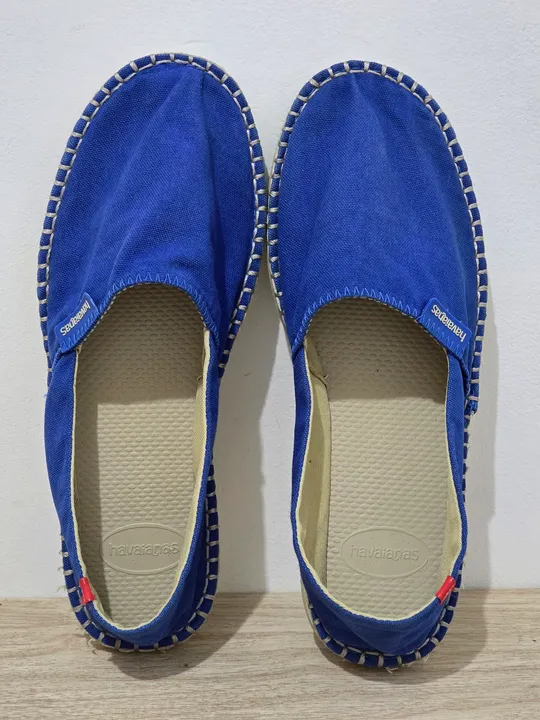 Havaianas Alpargatas Unissex Azul - Usado, Tamanho 39