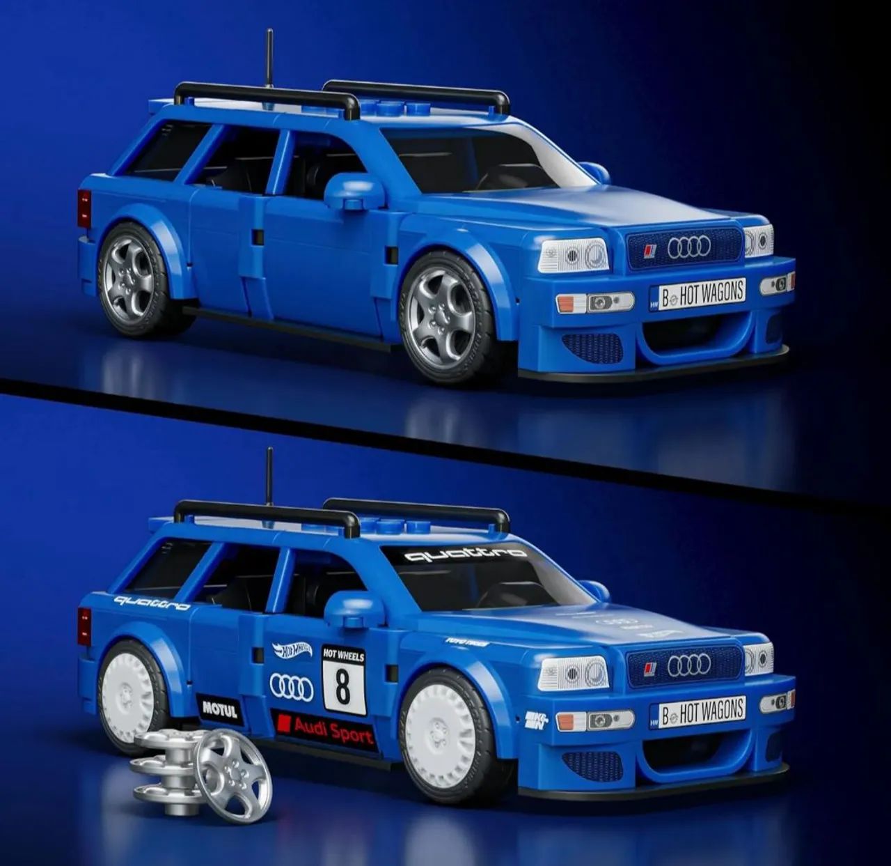 Hot Wheels Audi rs2 94 azul produto novo - Foto 2