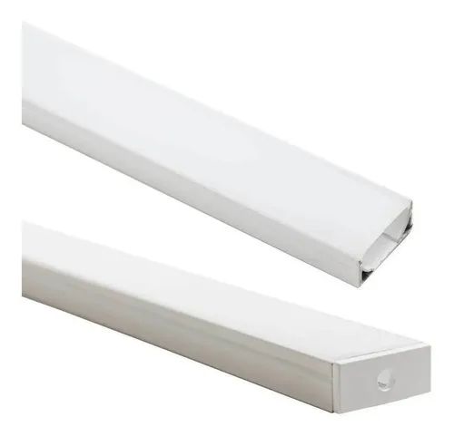 Perfil De Led Sobrepor Branco 2m (Honestidade e Qualidade JK Eletrônicos). - Foto 2