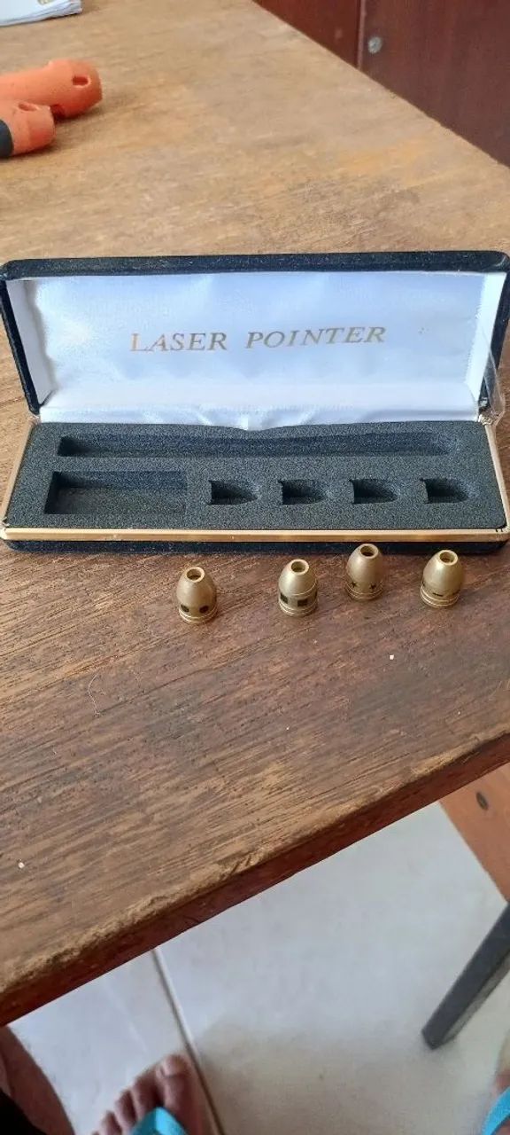 Ponteiro Laser Antigo com Acessórios - Foto 4