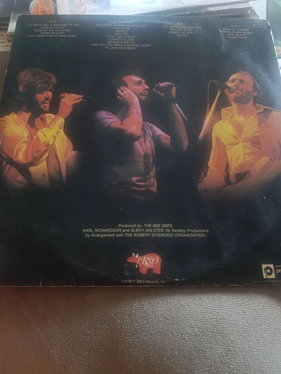Disco Vinil Bee Gees Live. - Foto 2
