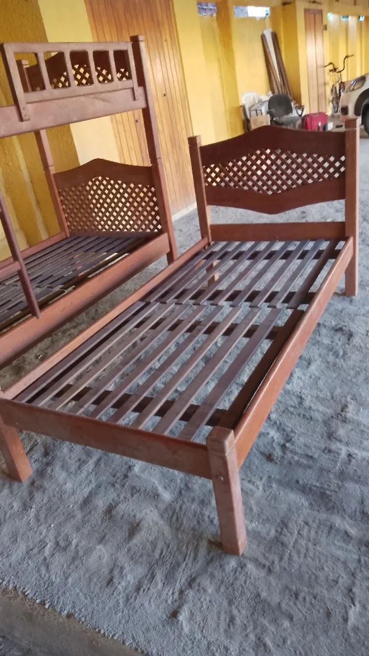 Black fray Beliche e cama madeira rústico  - Foto 3