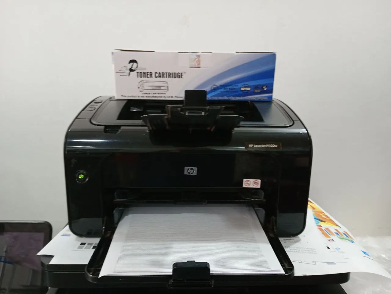 Impressora HP Laser P1102W Perfeita+WI-FI+Toner Novo!