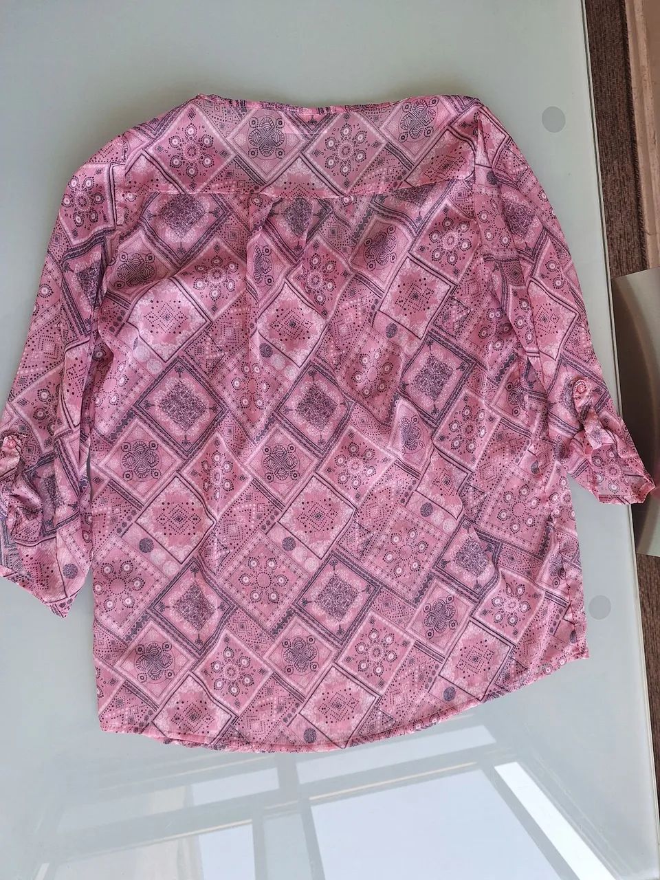 Camisa importada M (40/42) Rosa - Foto 5