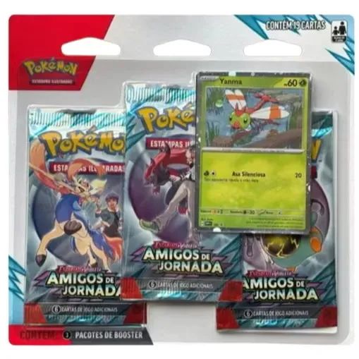 Blister Triplo Amigos de Jornada EV9 Pokémon TCG - Foto 2