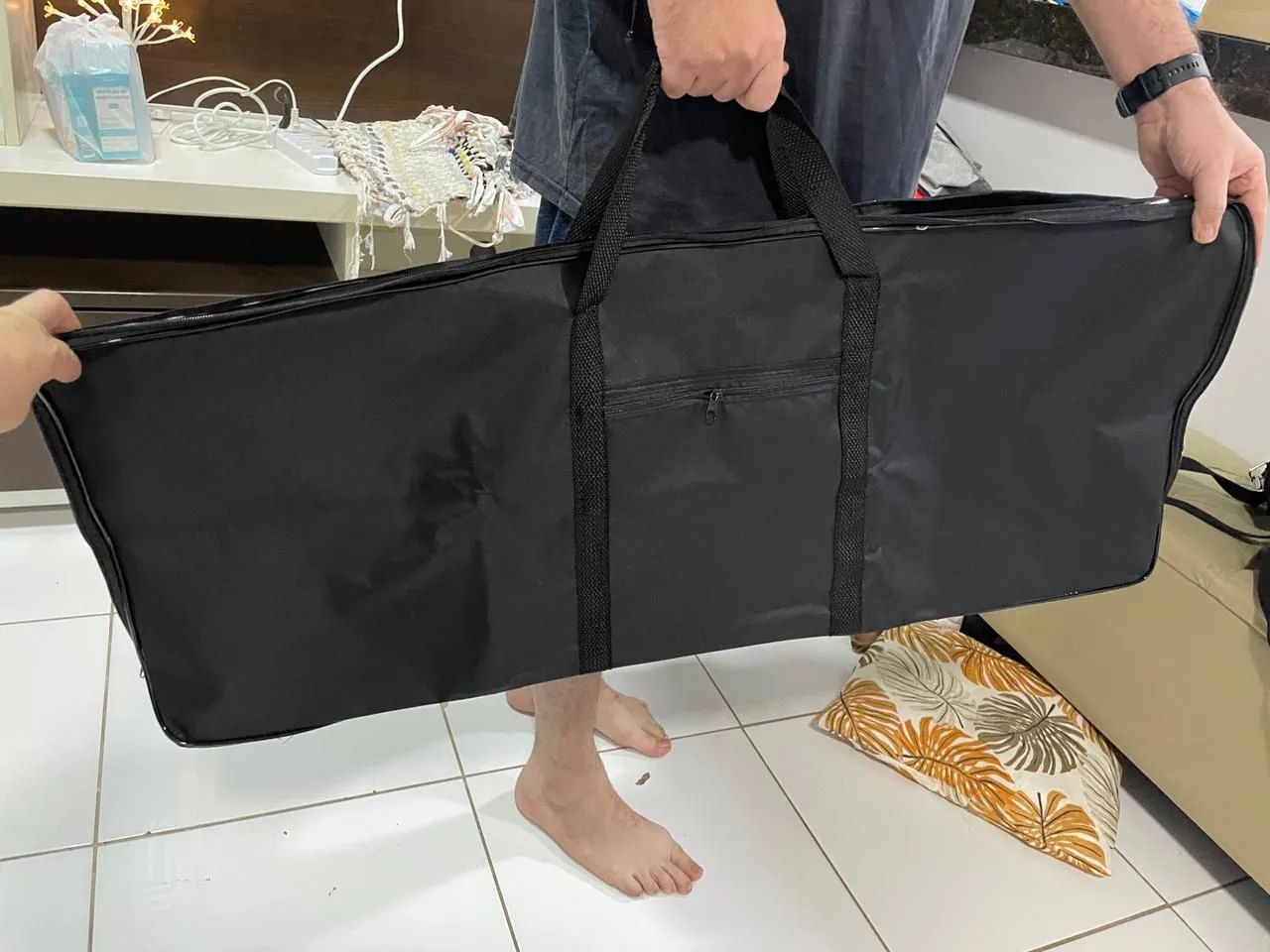 Bag para ferragens de bateria percussão 