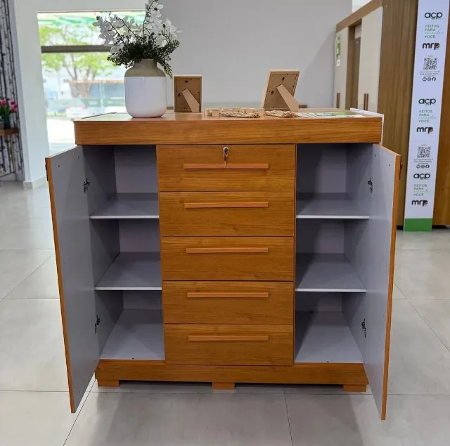 Cômoda Diana na cor Cinamomo com 1.20 de largura