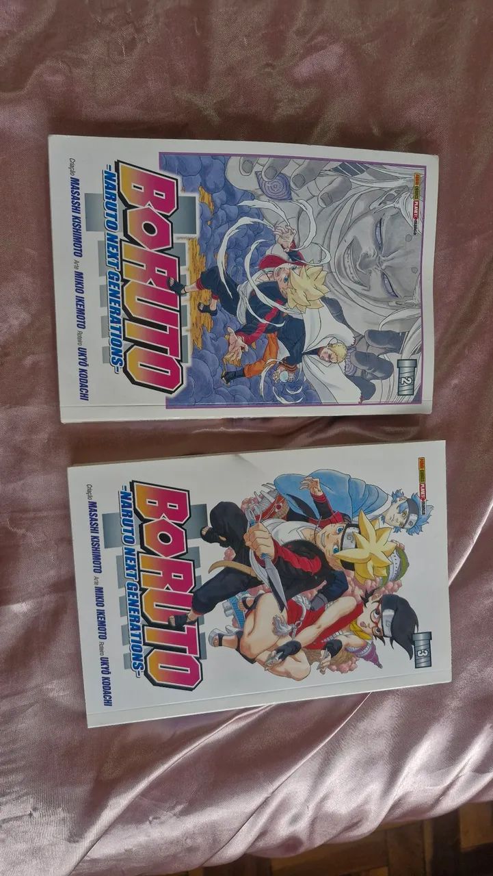 Mangás de boruto volumes 2 e 3 