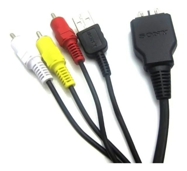 Cabo usb audio e video para câmera Sony