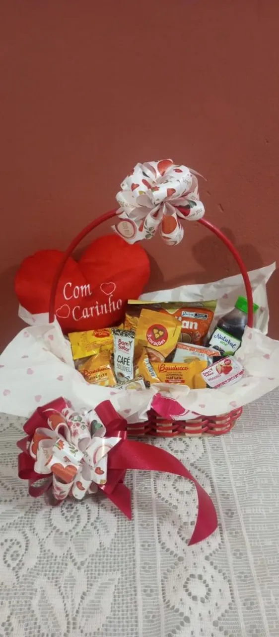 Cesta de café da manhã especial