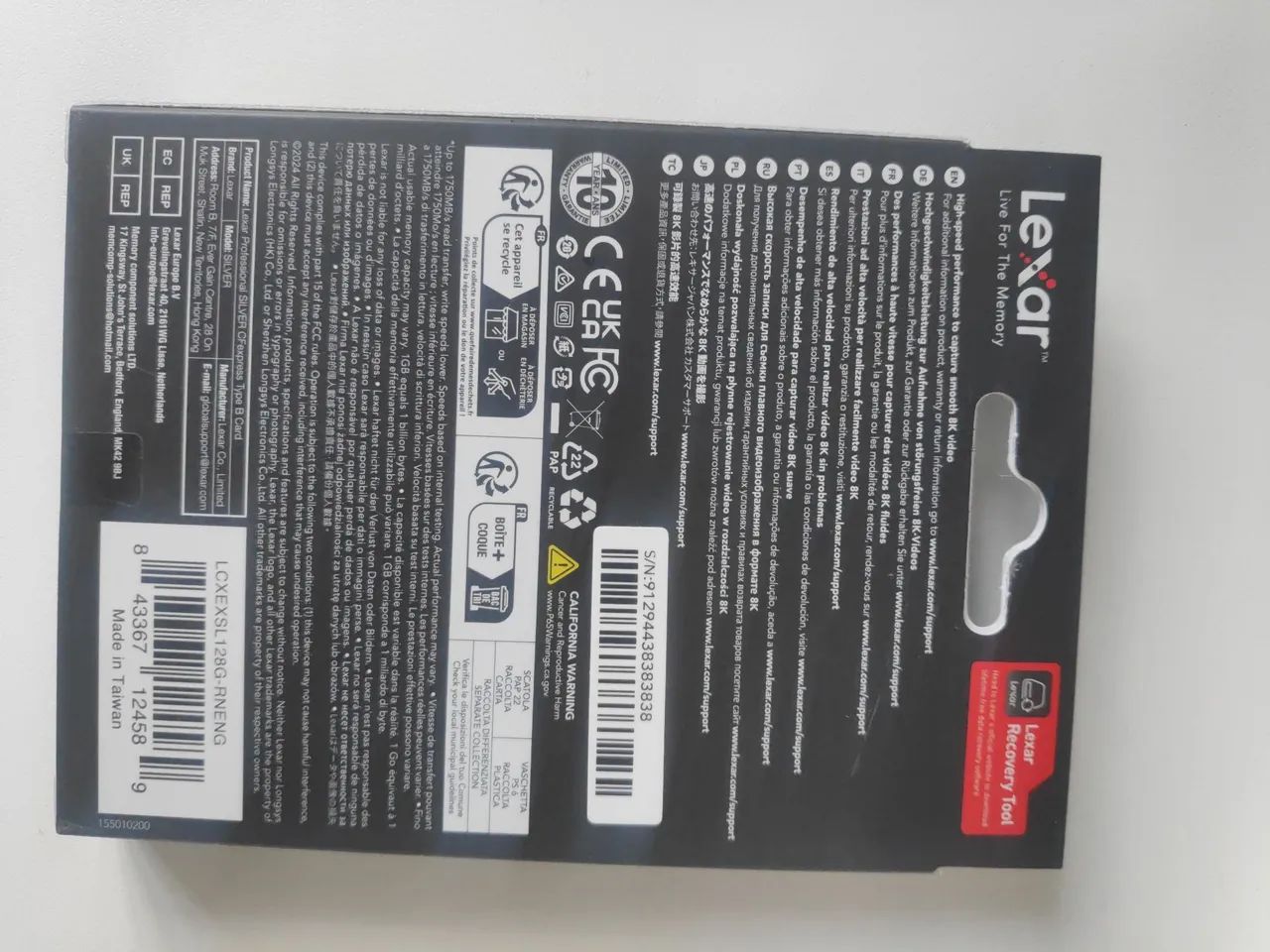 Cartão memoria cfexpress b 128GB lexar silver - Foto 3