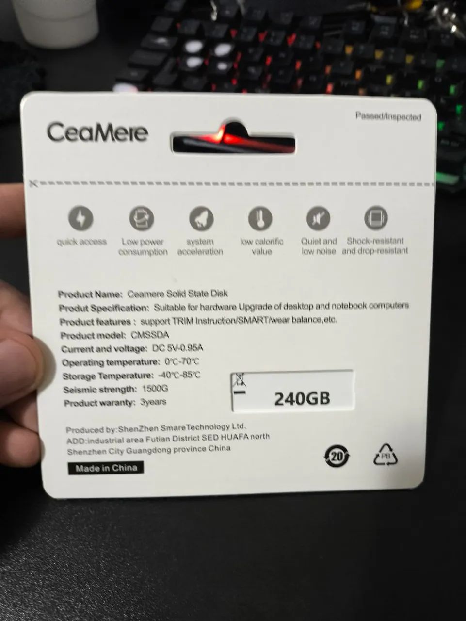 SSD SATA3 2.5 256gb - Anápolis  - Foto 2