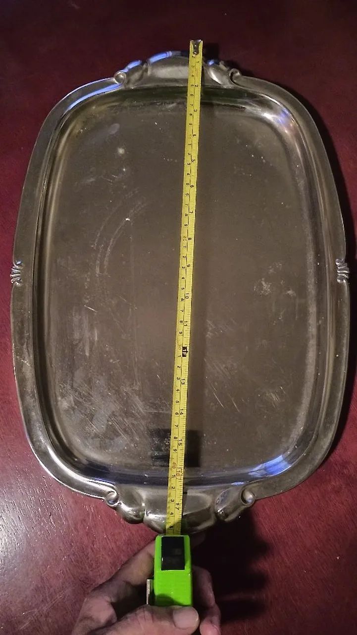 Três bandejas de aço inox  - Foto 4