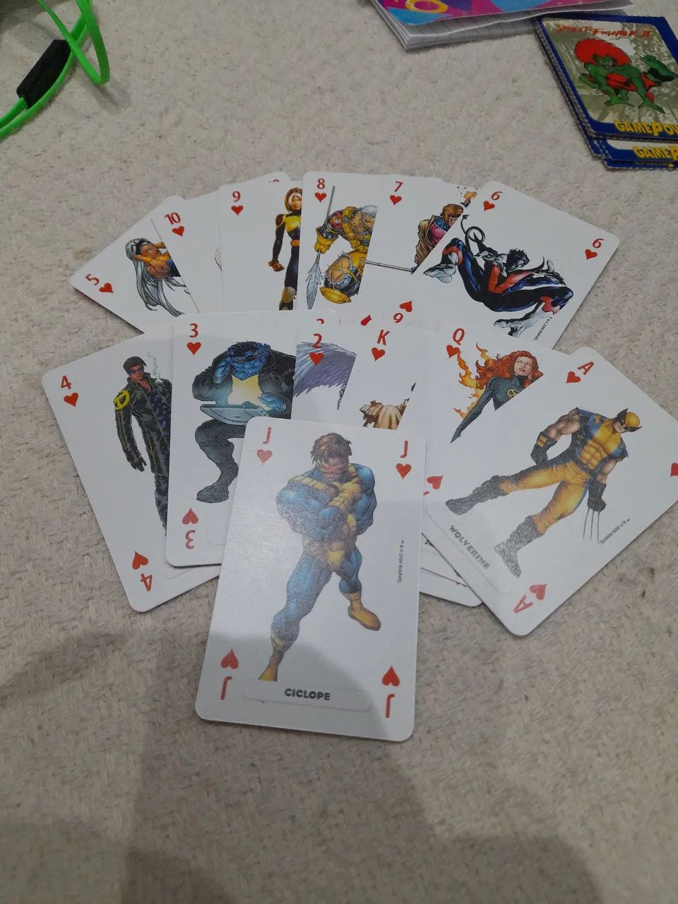 13 cards - Baralho Marvel Heroes