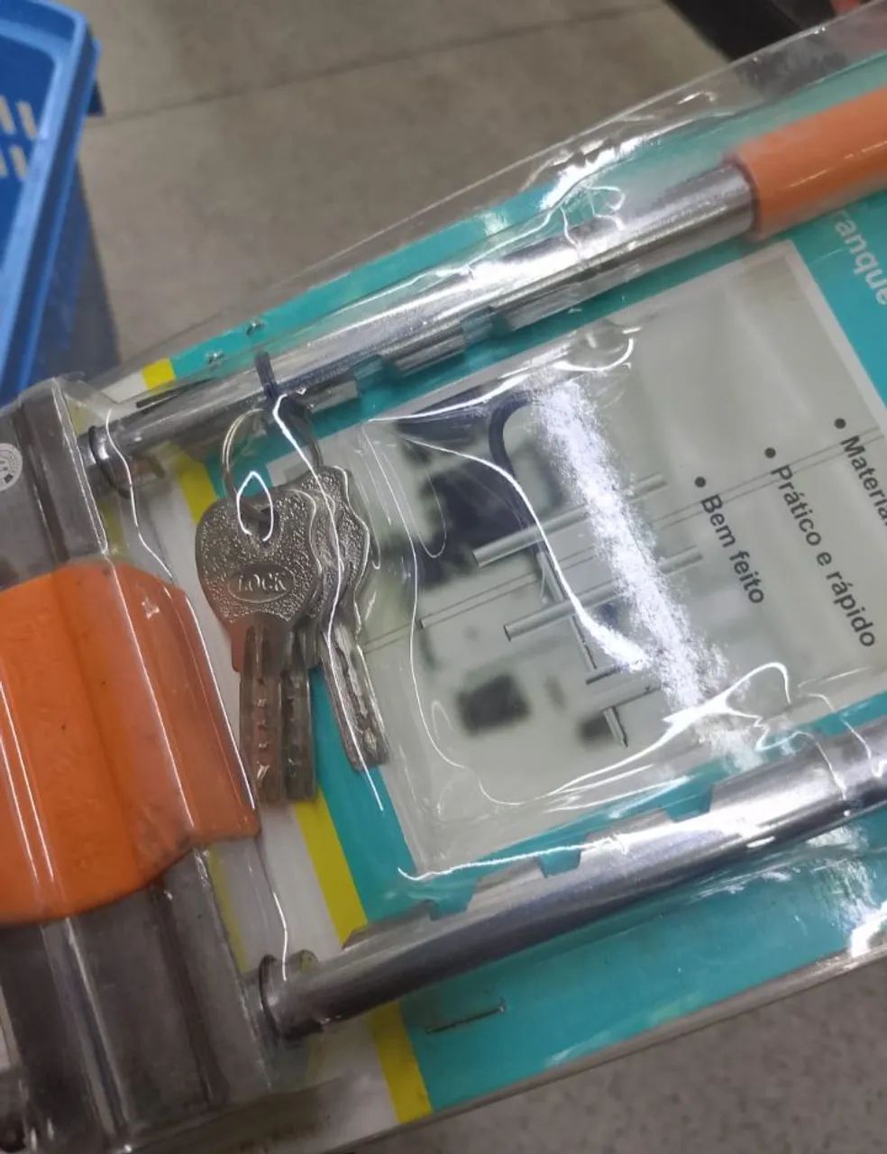 Tranca U-LOCK RIGIDA tranca anti furto Bike, Moto, portão, 6 ESTAGIO proteção - Foto 3