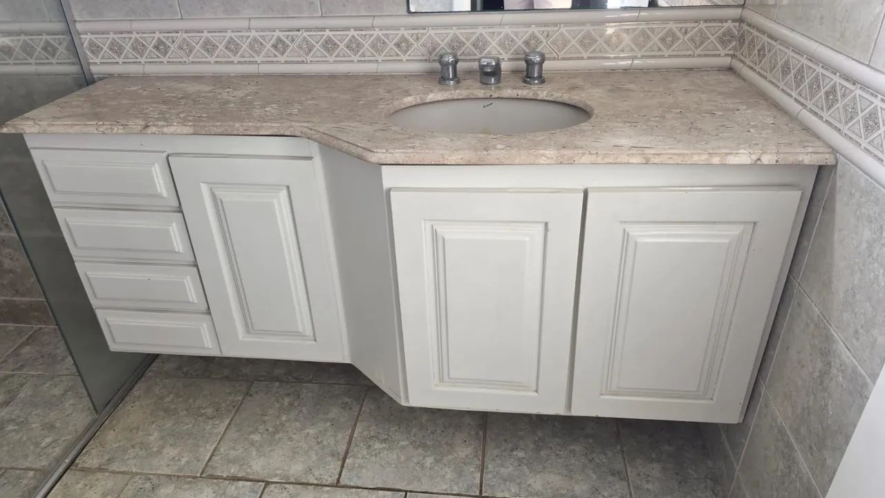 Cuba de banheiro em granito com armário64301922104833123
