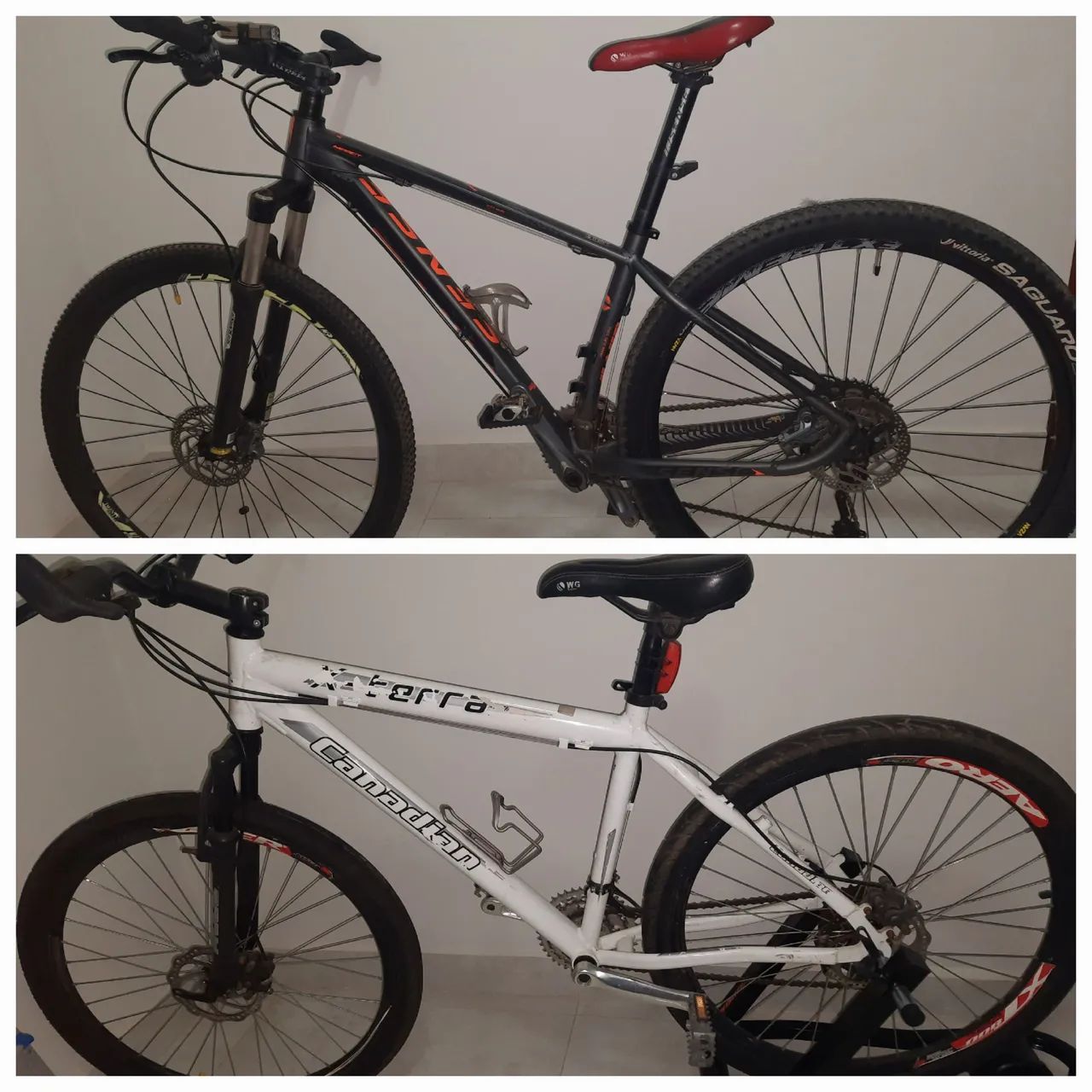 Bike 2 bicicletas Sense Impact + Canadian Xterra + Acessórios 