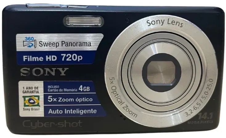 Câmera Cyber-shot Dsc-w620 Preto (Usado)