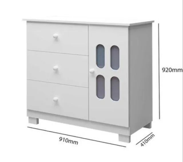 Cômoda Sapateira Sophie 3 Gavetas 1 Porta (FAZEMOS ENTREGAS DF E ENTORNO) - Foto 3