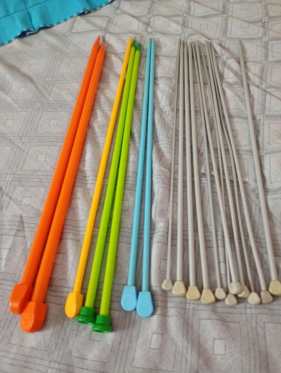 Agulha de tricô longa