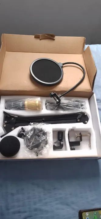 Kit Completo de Gravação - Microfone, Áudio Interface e Fones de Ouvido - Foto 5