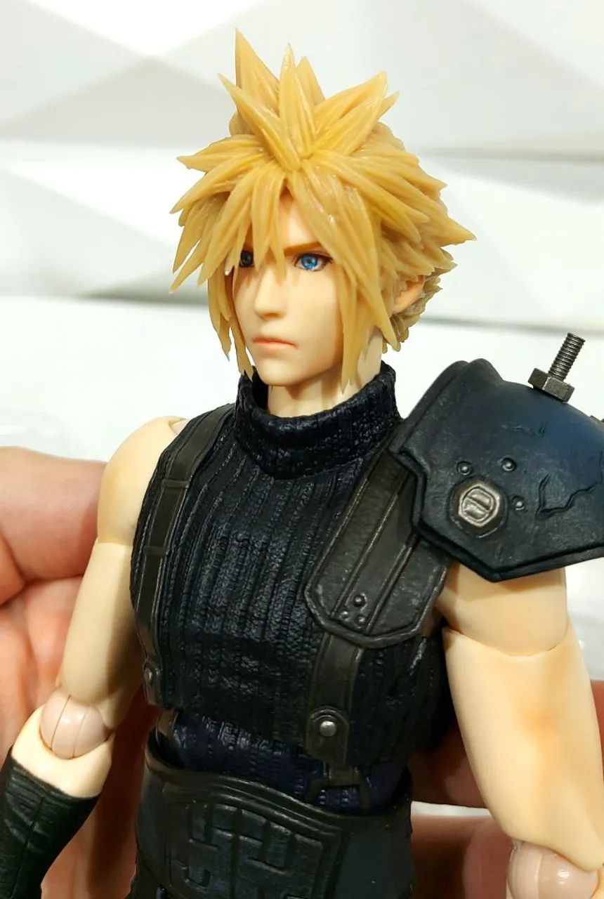 Play Arts Kai Final Fantasy Vii Remake Cloud Ver. 2 Original - Foto 4