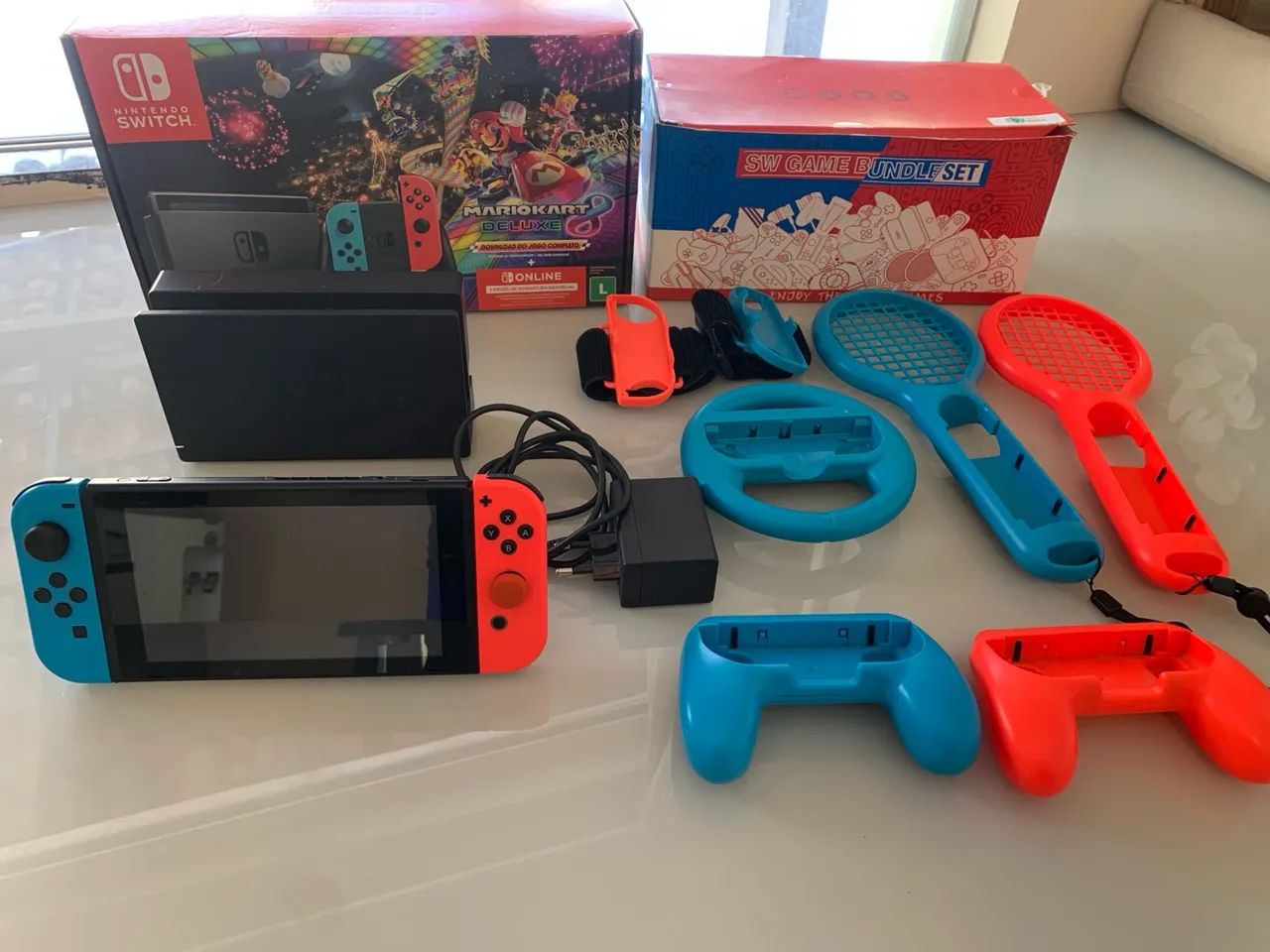 Nintendo Switch (usado)+ Acessórios 