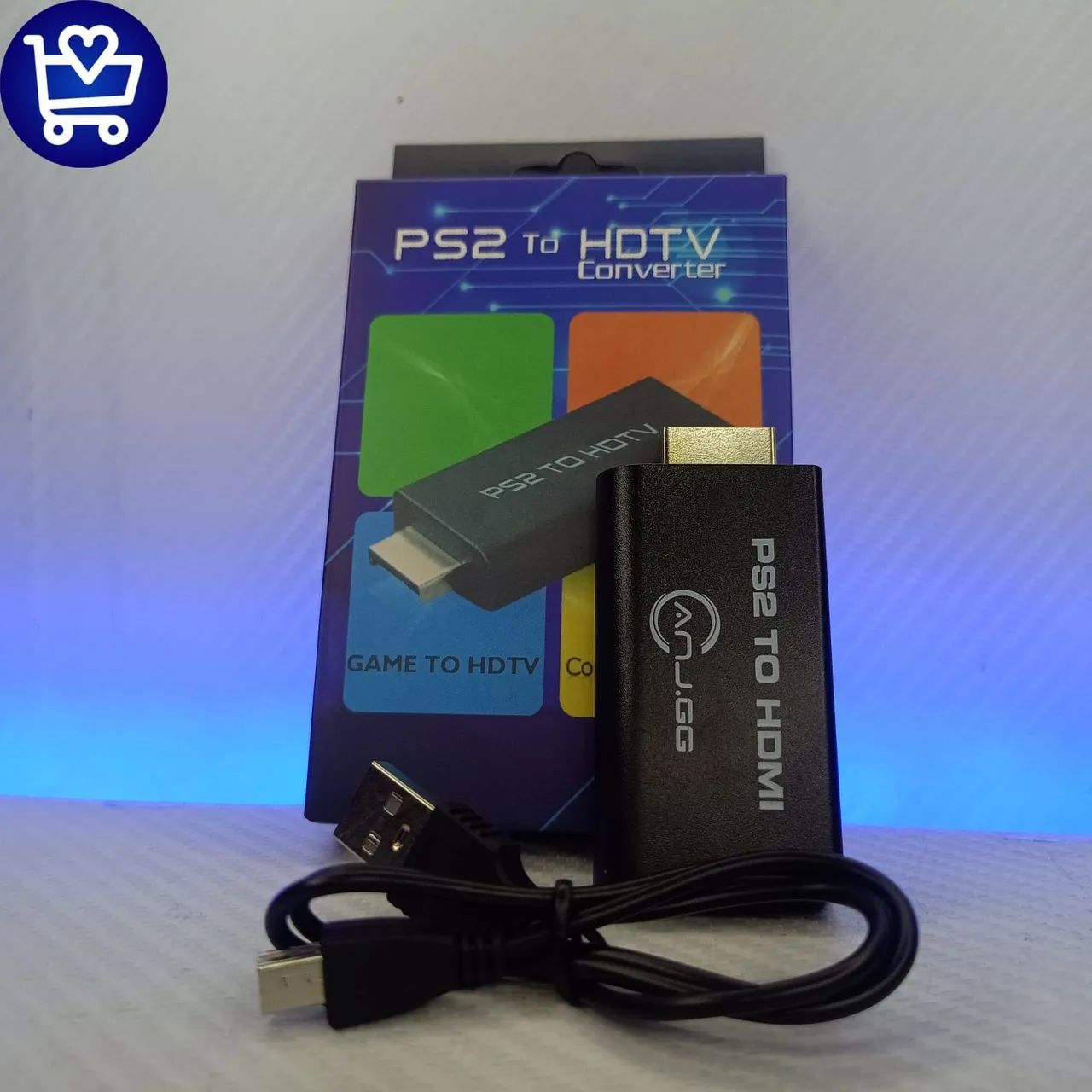 Conversor PS2 para HDMI - Novo -  G300 - Foto 2