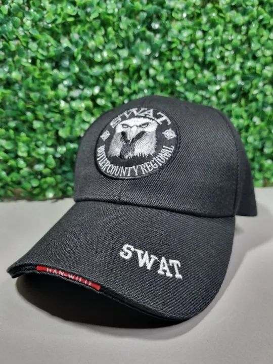 Boné Esportivo Original Gorro Chapeu Bordado Aba Curva Adulto Unissex Preto Pronta Entrega - Foto 5