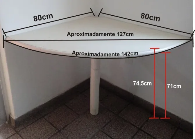Escrivaninha, Birô, Mesa de Canto de Parede
