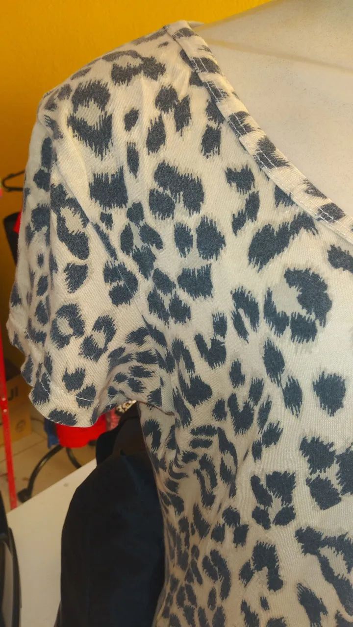 Camiseta Feminina Estampa Animal Print - Foto 3