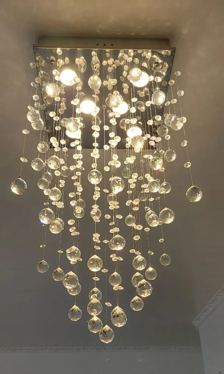 Lustre de Cristal Elegante - Foto 4