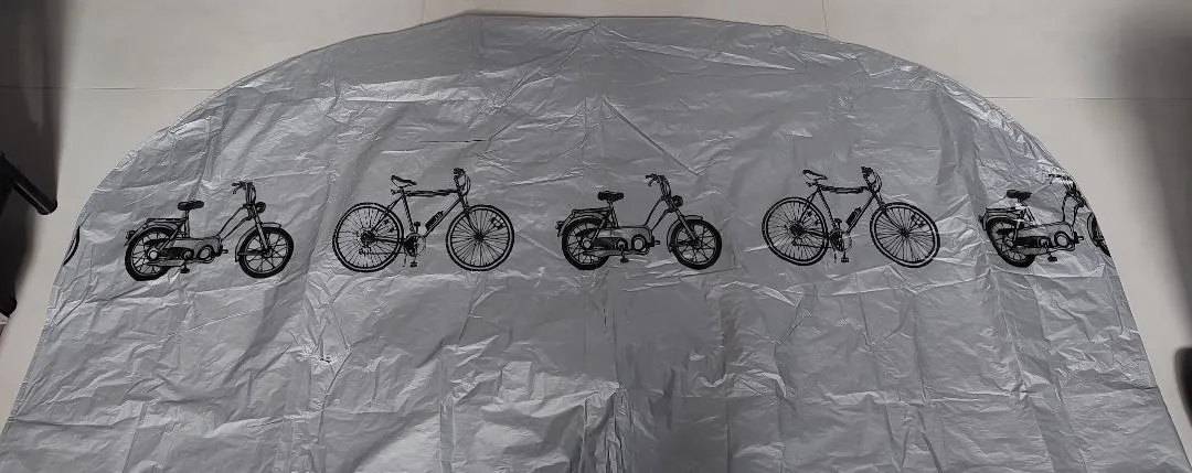 Capa de proteção para bicicleta.
