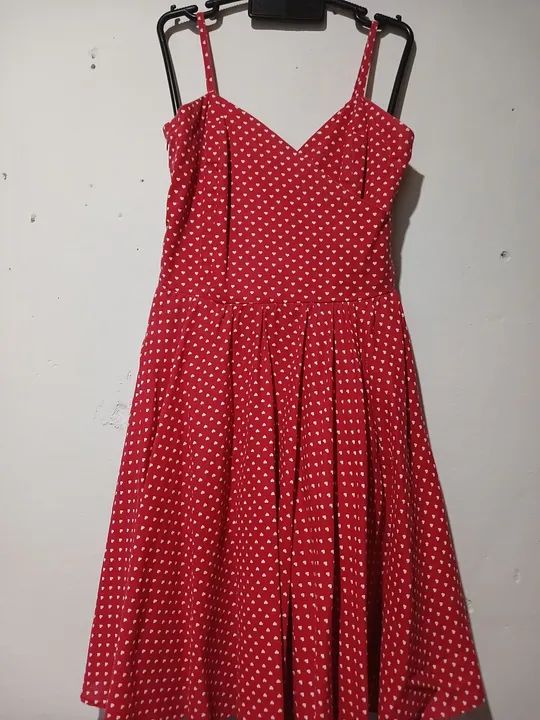 Vestido Vermelho alcinha de coração 