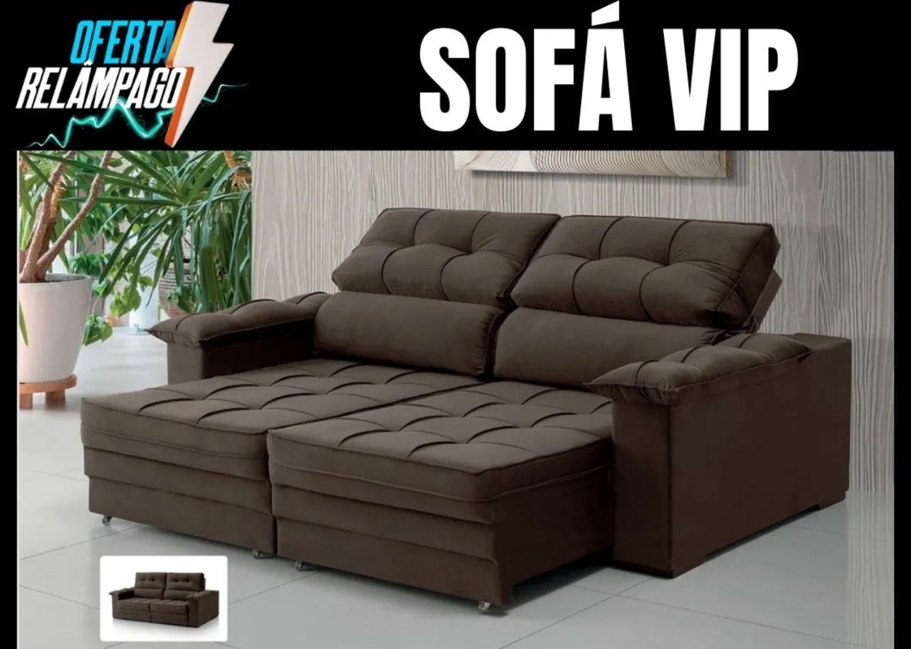 Sofá VIP - Conforto e Design para sua Sala!
