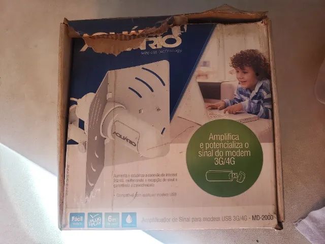 Antena Amplificadora Sinal 4G - Aquario MD2000 