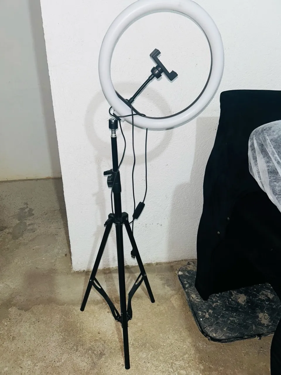 Ring Light com tripé para celular