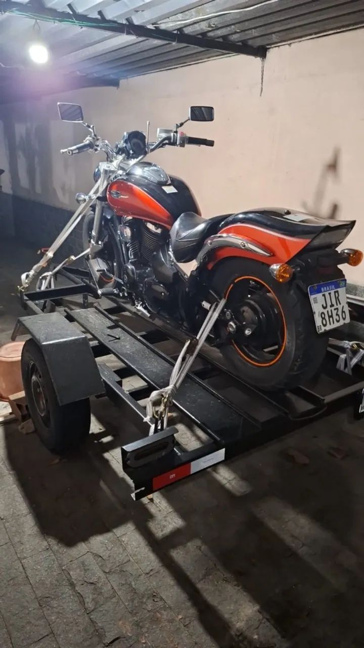 Reboque para transporte de motos - Novo! doc ok - Foto 2
