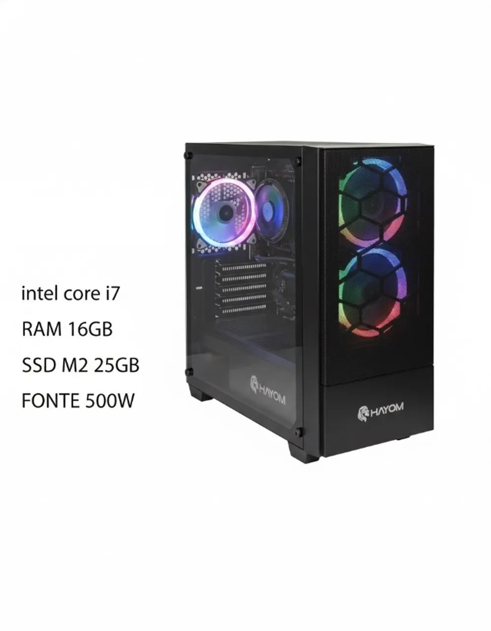PC GAMER INTEL CORE i7 16GB SSD M2 256GB