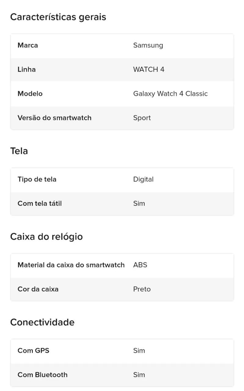 Smartwatch Samsung Galaxy Watch 4 Classic - Foto 4