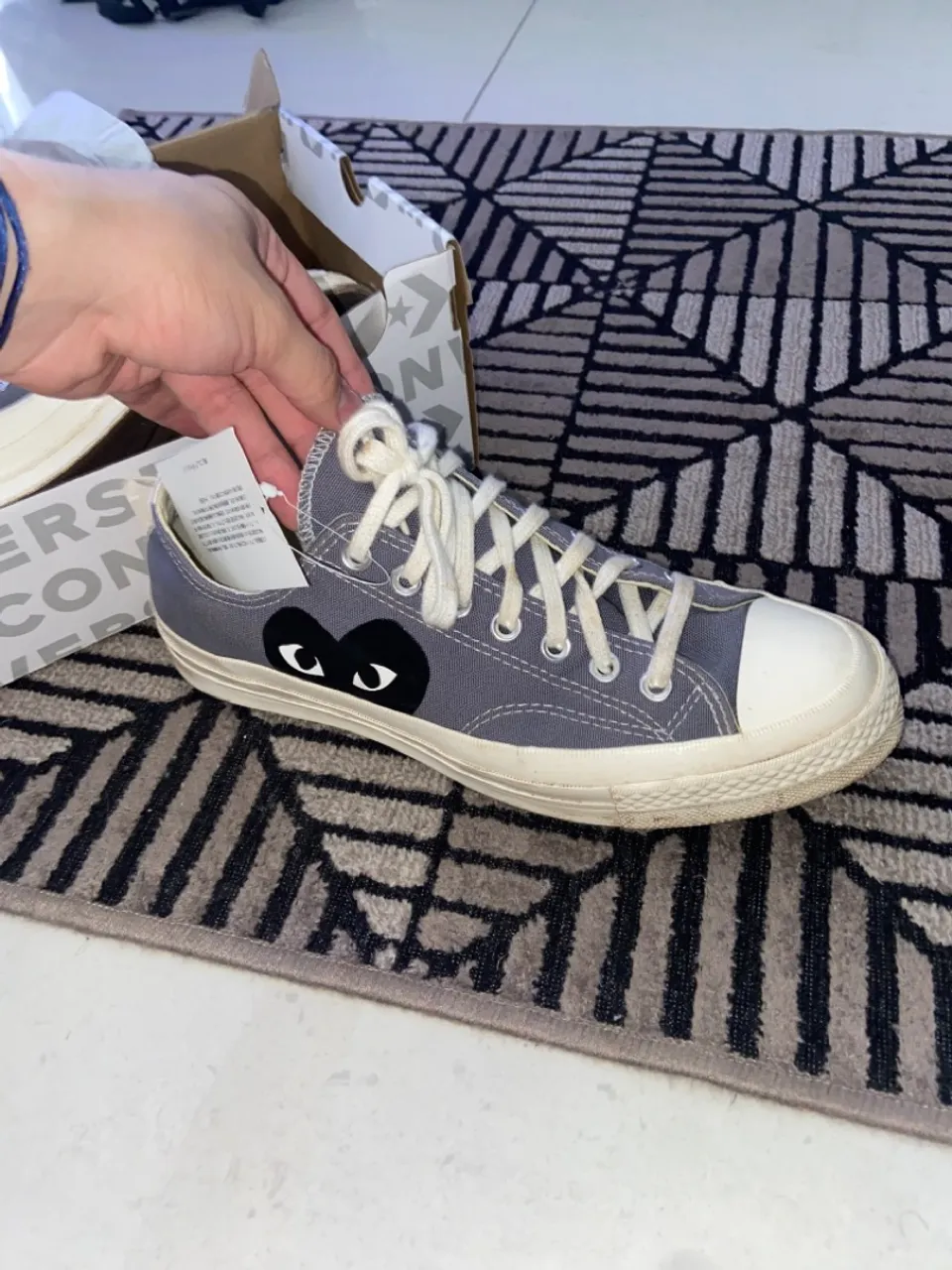 Tênis Converse X CDG - usado 2 vezes 