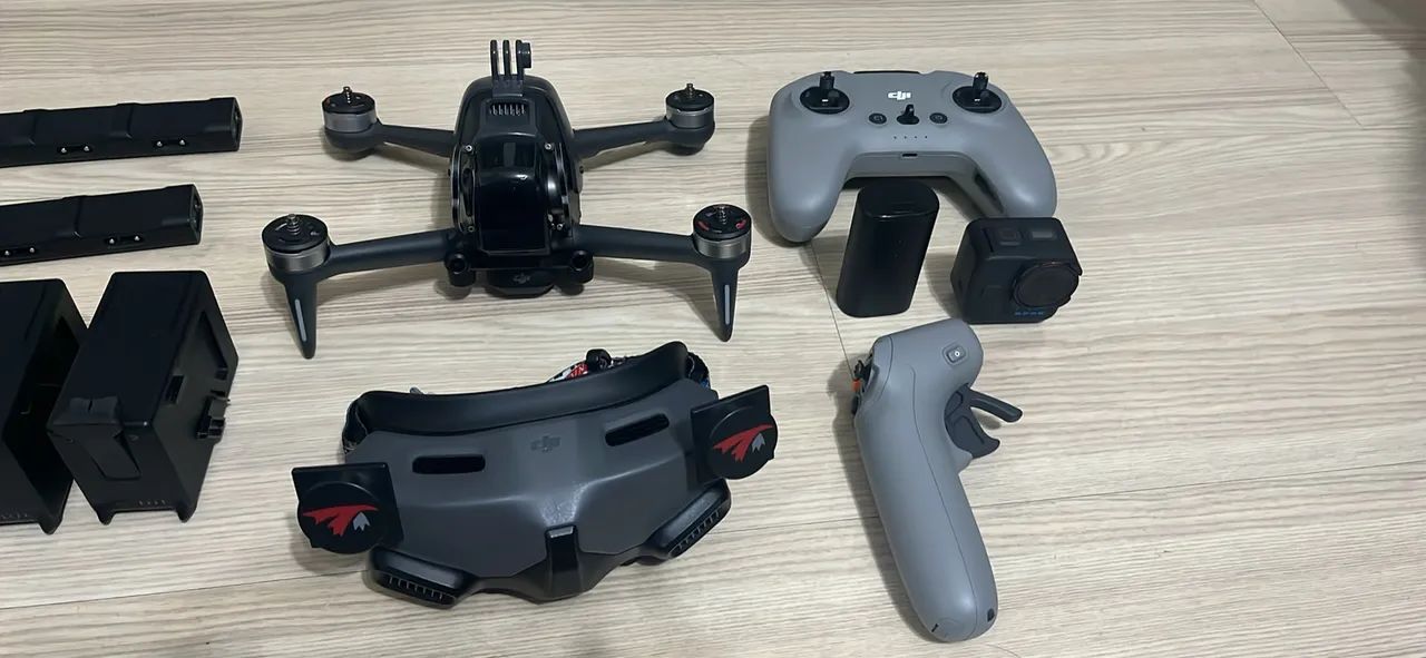 Drone DJI FPV 7 baterias goggles 2 Gopro 11 mini