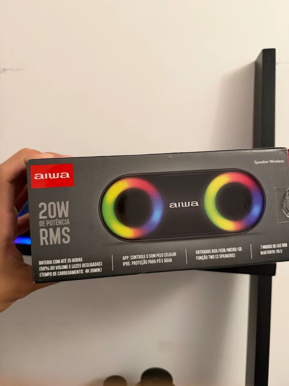 Caixa de som AIWA  - Foto 2